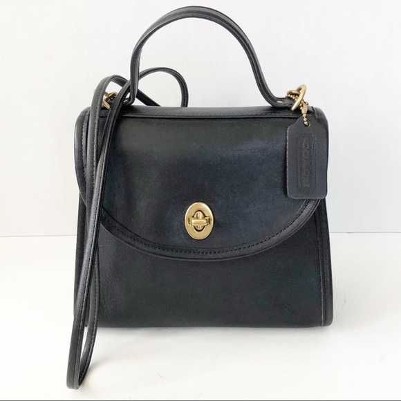 Coach Handbags - Coach Regina Top Handle Leather Crossbody Satchel